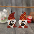 Point Hat Gnome Wooden Dangle Earrings by Trendsi