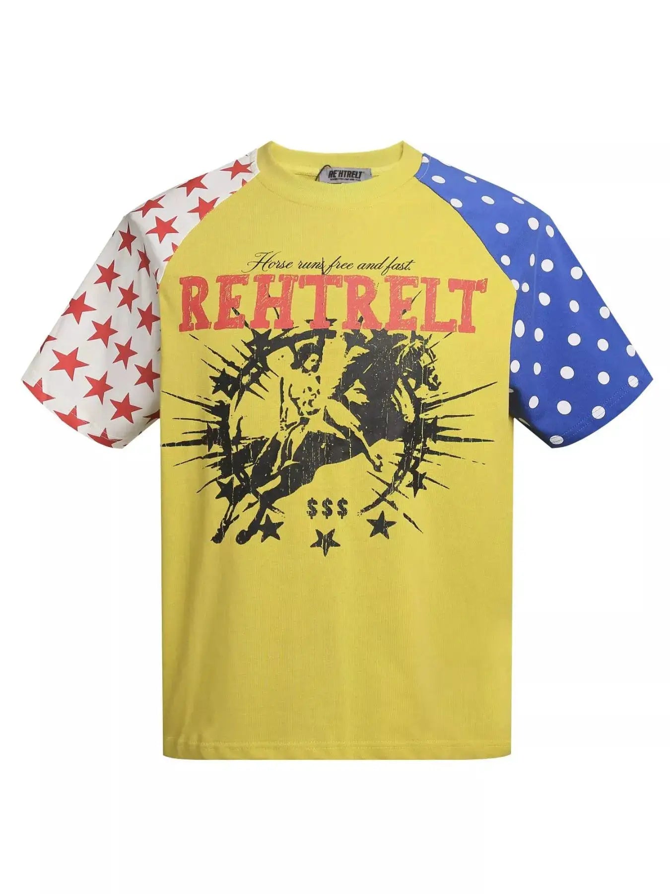 Men's Graphic Print Raglan Sleeve T-Shirt by Trendsi