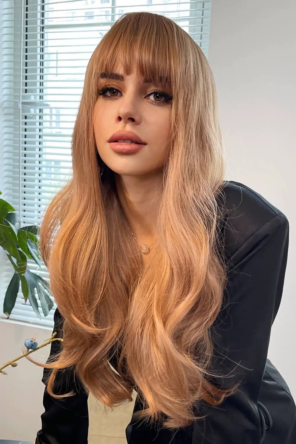 Natural Wave Full Machine Synthetic Wigs 26" by Trendsi
