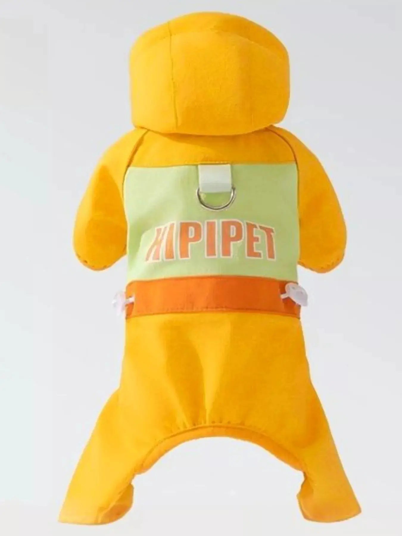 Color Block Warm Pet Jumpsuit by Trendsi