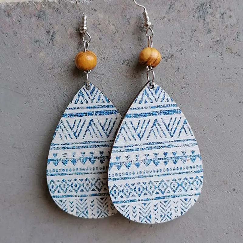 Teardrop Drop Earrings by Trendsi