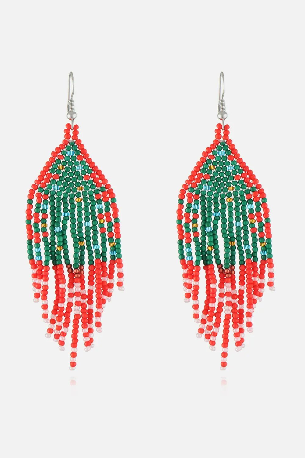 Christmas Beaded Earrings by Trendsi
