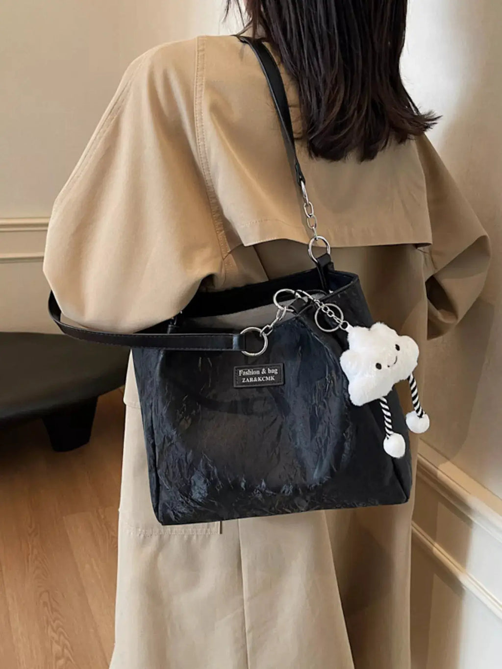 PU Leather Shoulder Bag by Trendsi