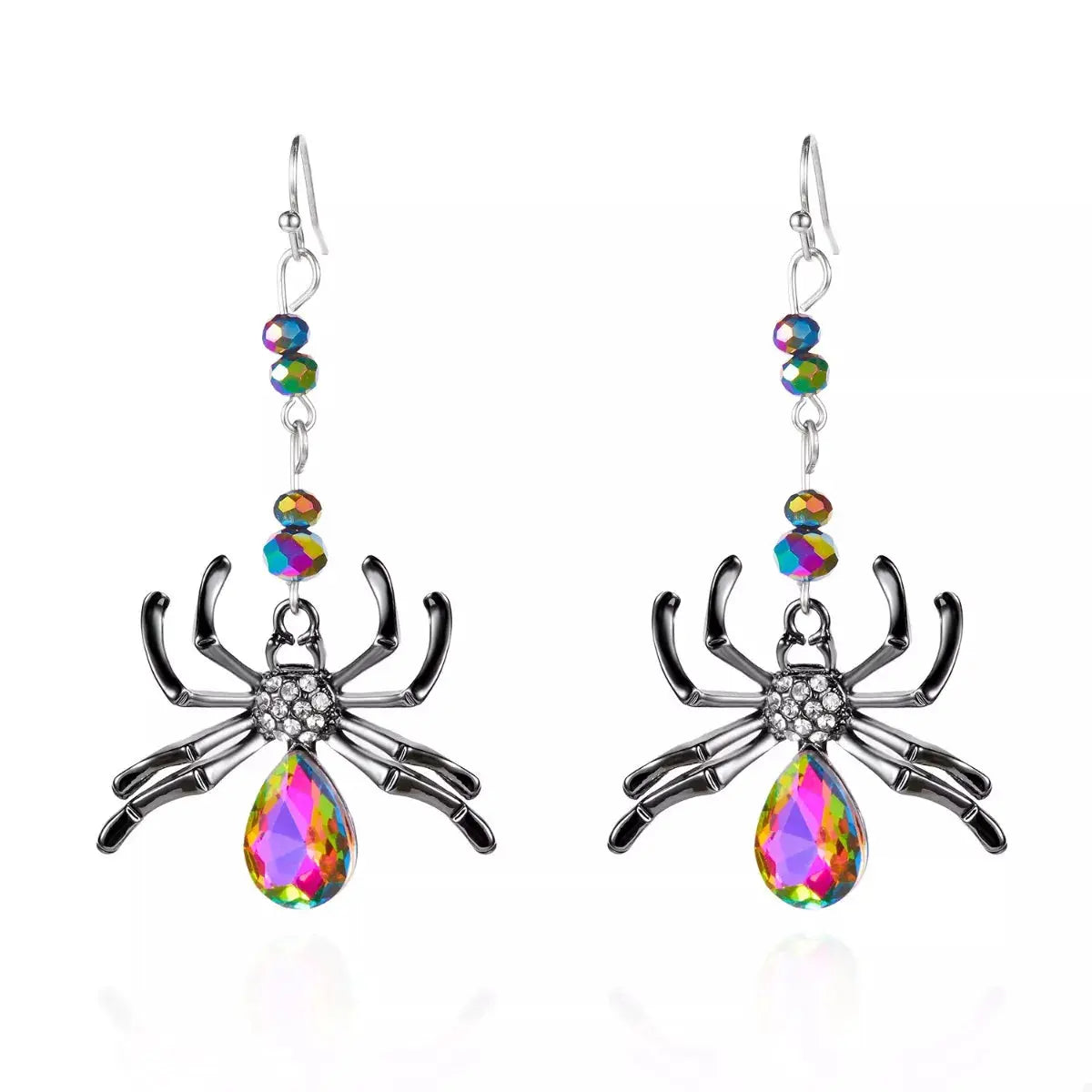 Halloween Spider Dangle Earrings by Trendsi