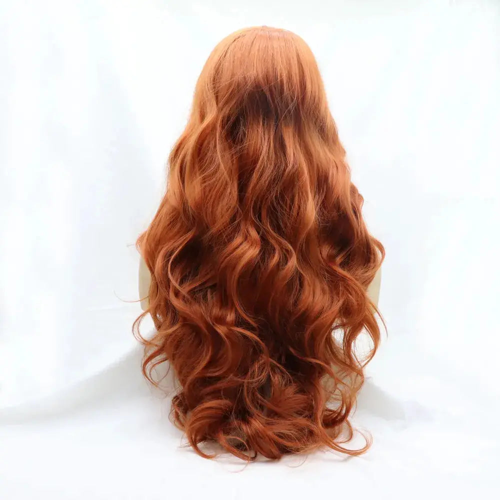 13*3" Lace Front Wigs Synthetic Long Wavy 24" 130% Density by Trendsi