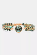 Handmade Beaded Copper Bracelet by Trendsi