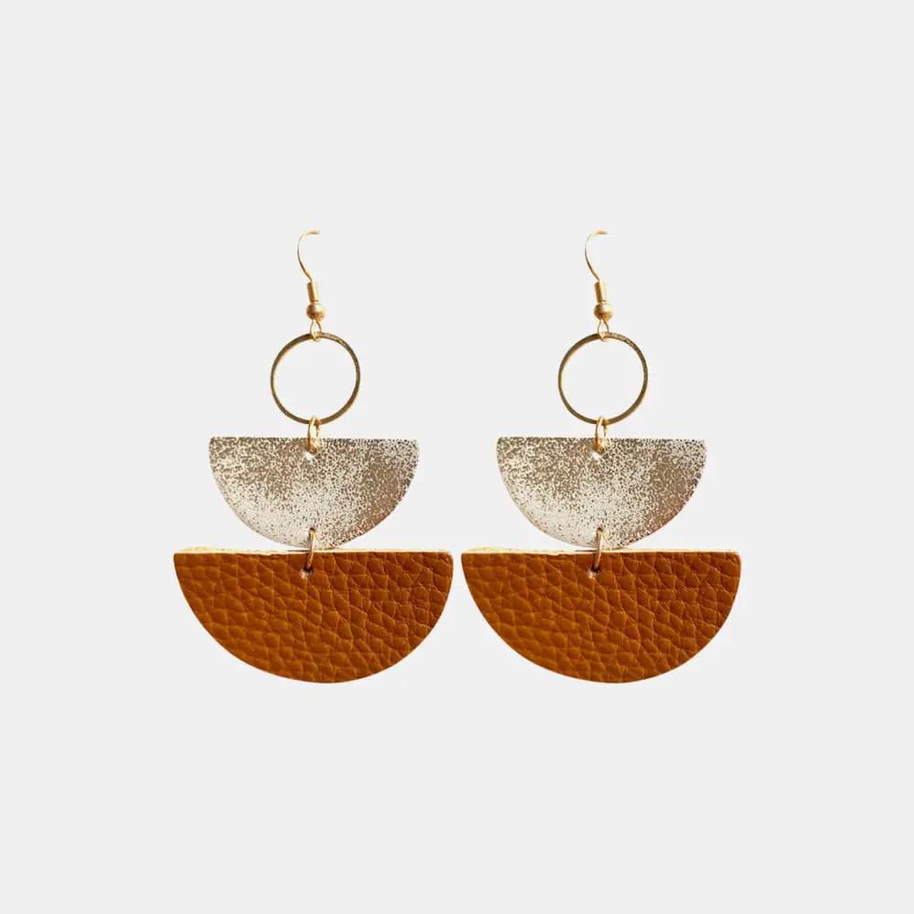 Geometrical Shape Dangle Earrings by Trendsi
