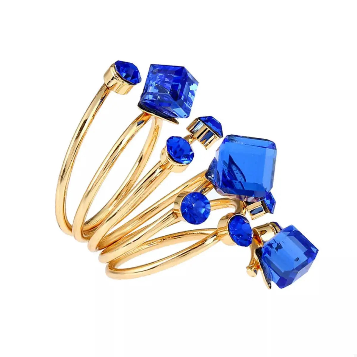 18K Gold-Plated Multi-Layered Ring by Trendsi