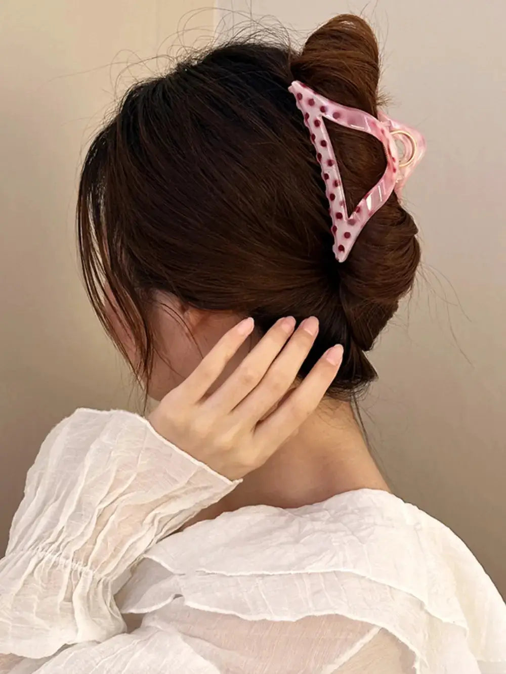 PC Polka Dot Hair Claw Clip by Trendsi