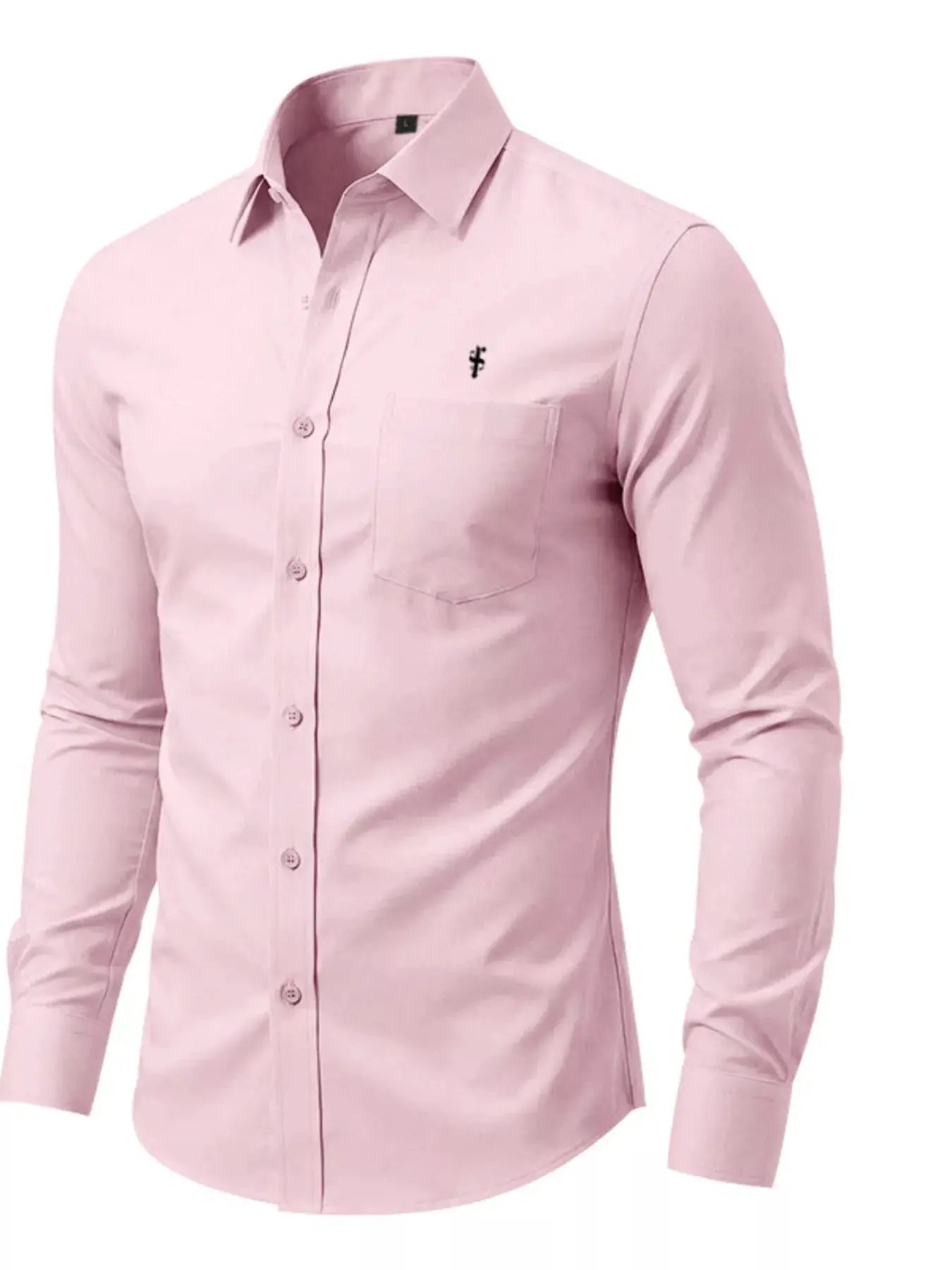 Men's Full Size Slim Fit Button Up Shirt Plus Size by Trendsi