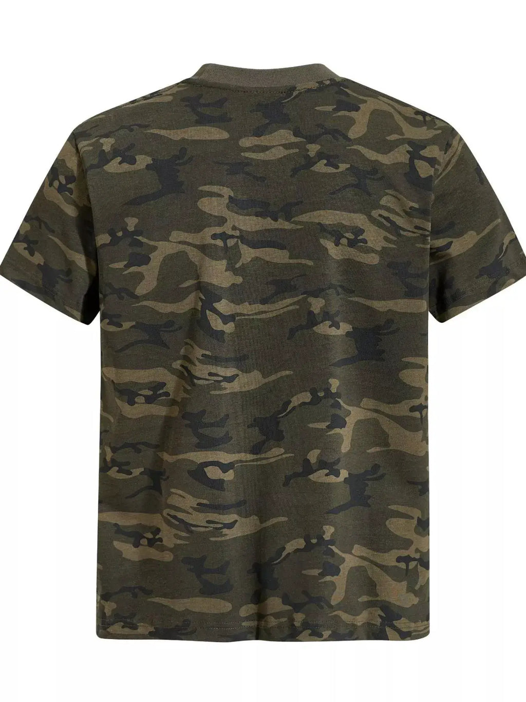 Men's Camouflage Print Short Sleeve T-Shirt by Trendsi