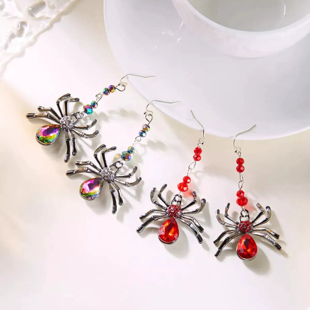 Halloween Spider Dangle Earrings by Trendsi