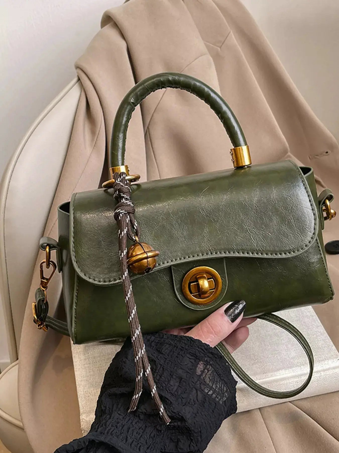 Top Handle Crossbody Bag by Trendsi