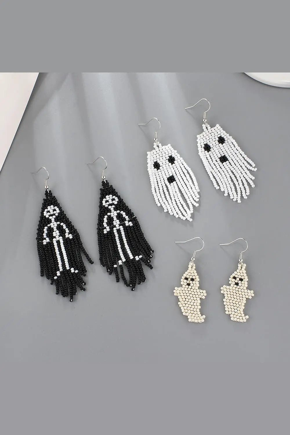 Beaded Dangle Earrings by Trendsi