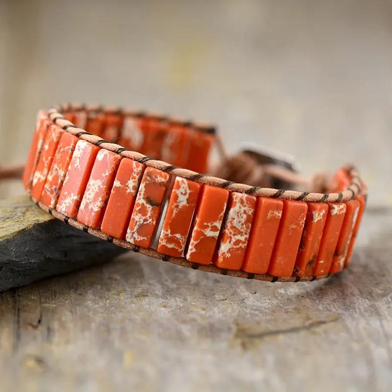 Natural Stone Bracelet by Trendsi