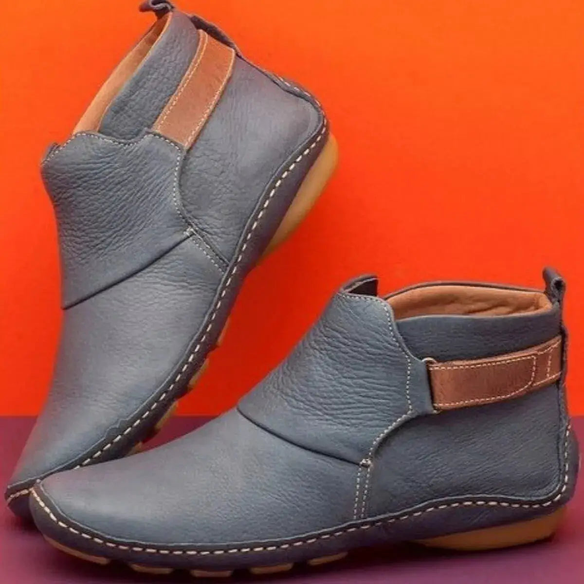 PU Leather Ankle Boots by Trendsi