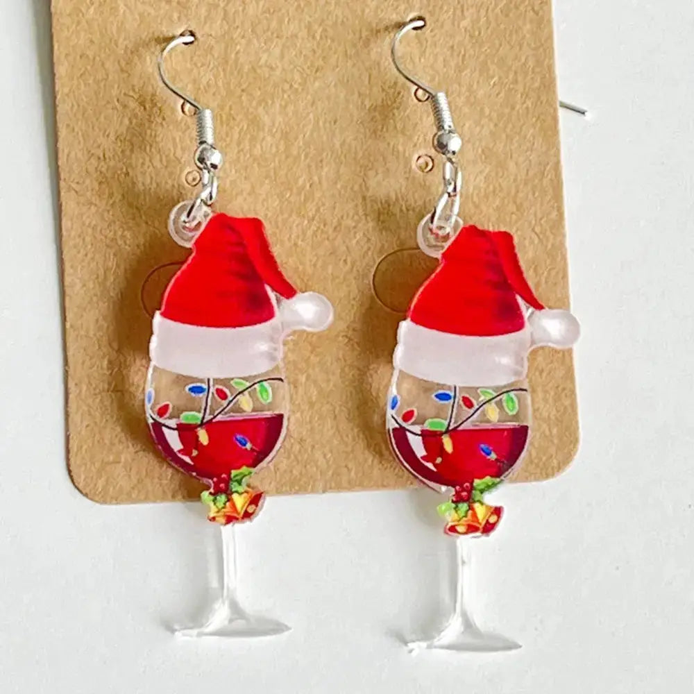 Geometric Shape Acrylic Dangle Earrings by Trendsi