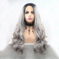 13*3" Lace Front Wigs Synthetic Long Wavy 24" 130% Density by Trendsi