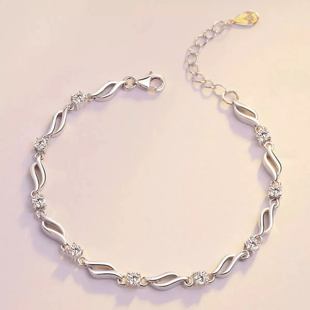 925 Sterling Silver Bracelet by Trendsi