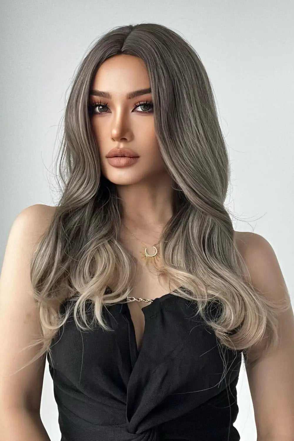 13*1" Full-Machine Wigs Synthetic Long Straight 24" by Trendsi