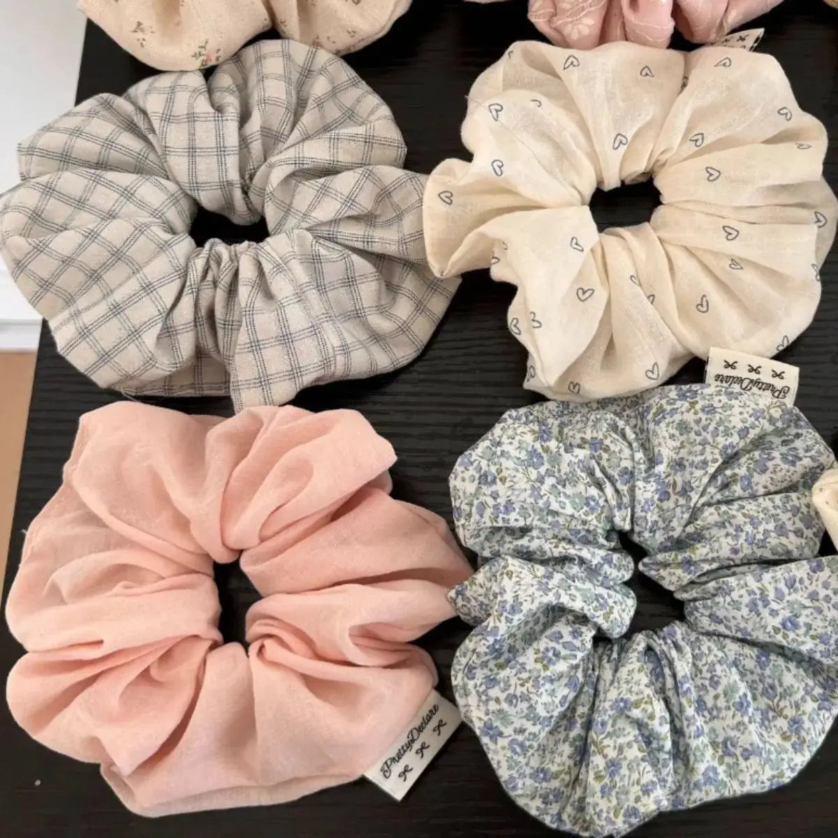 6-Piece Hair Scrunchie Set by Trendsi