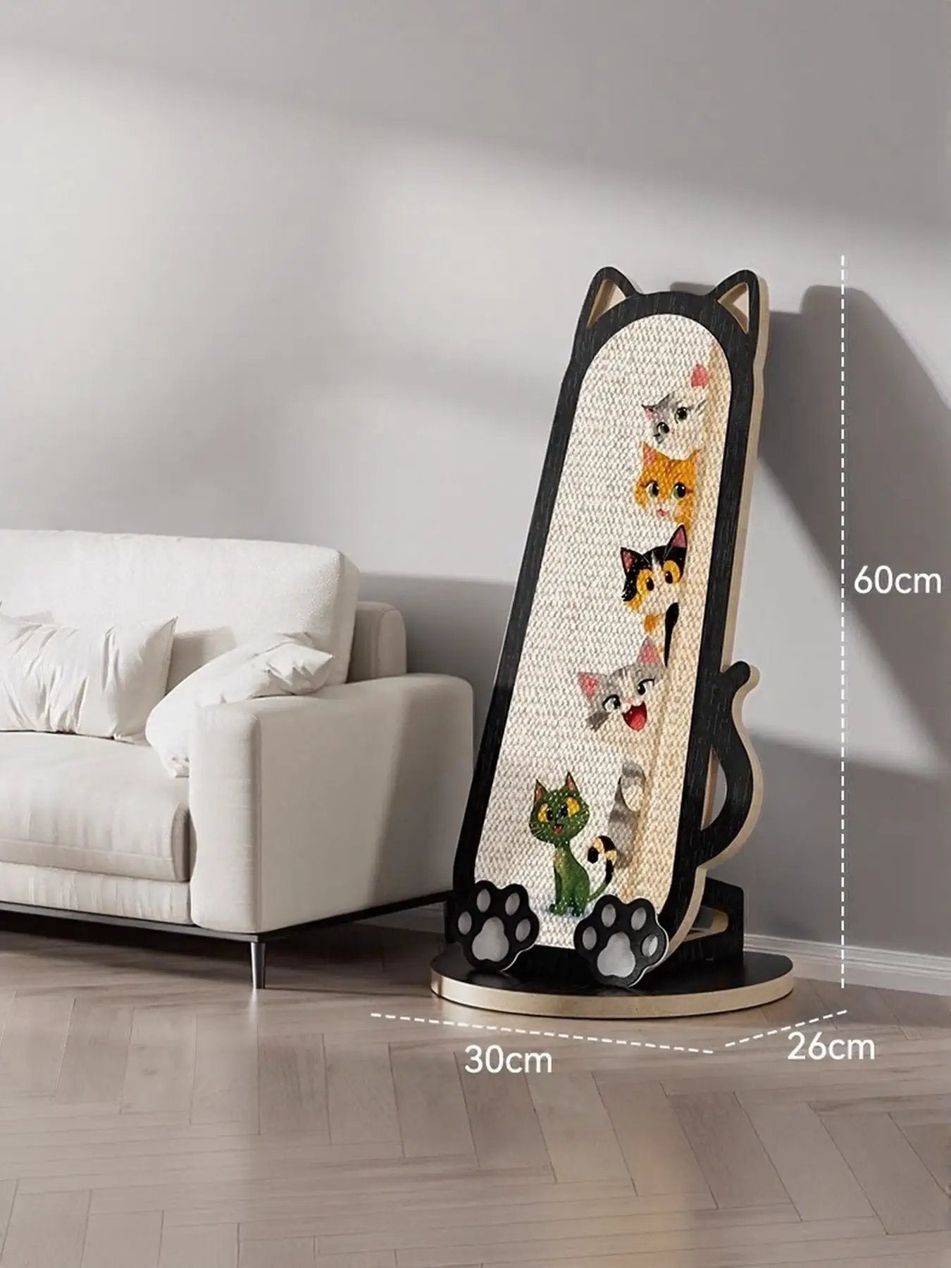 Cat-Shaped Scratching Post by Trendsi