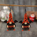Wooden Point Hat Gnome Shape Earrings by Trendsi