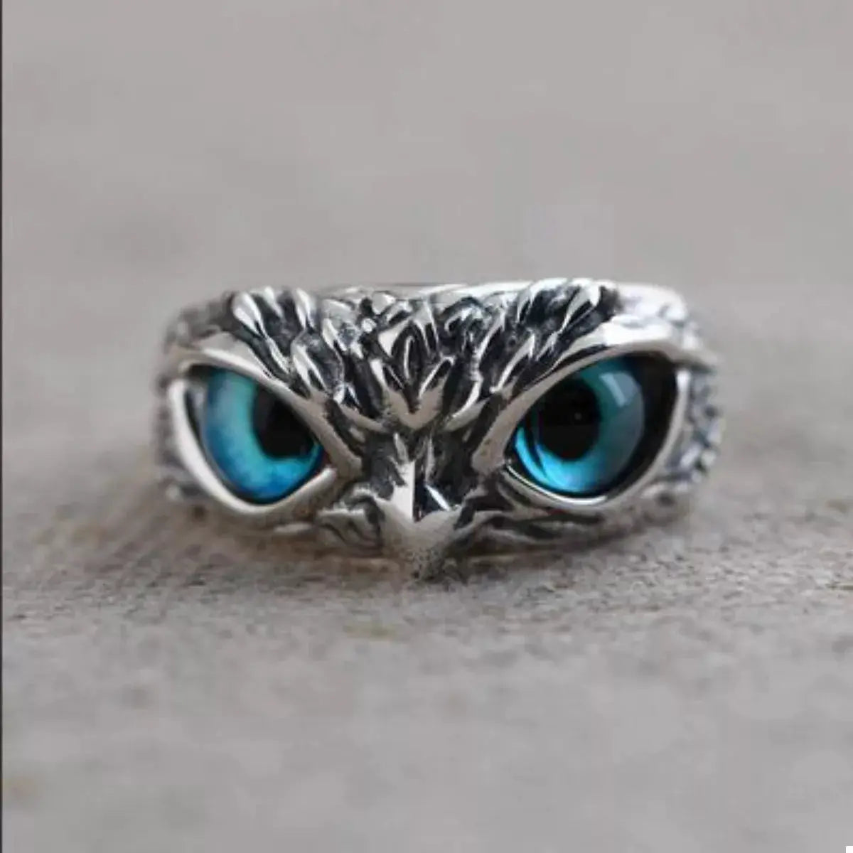 Alloy Owl Eyes Ring by Trendsi