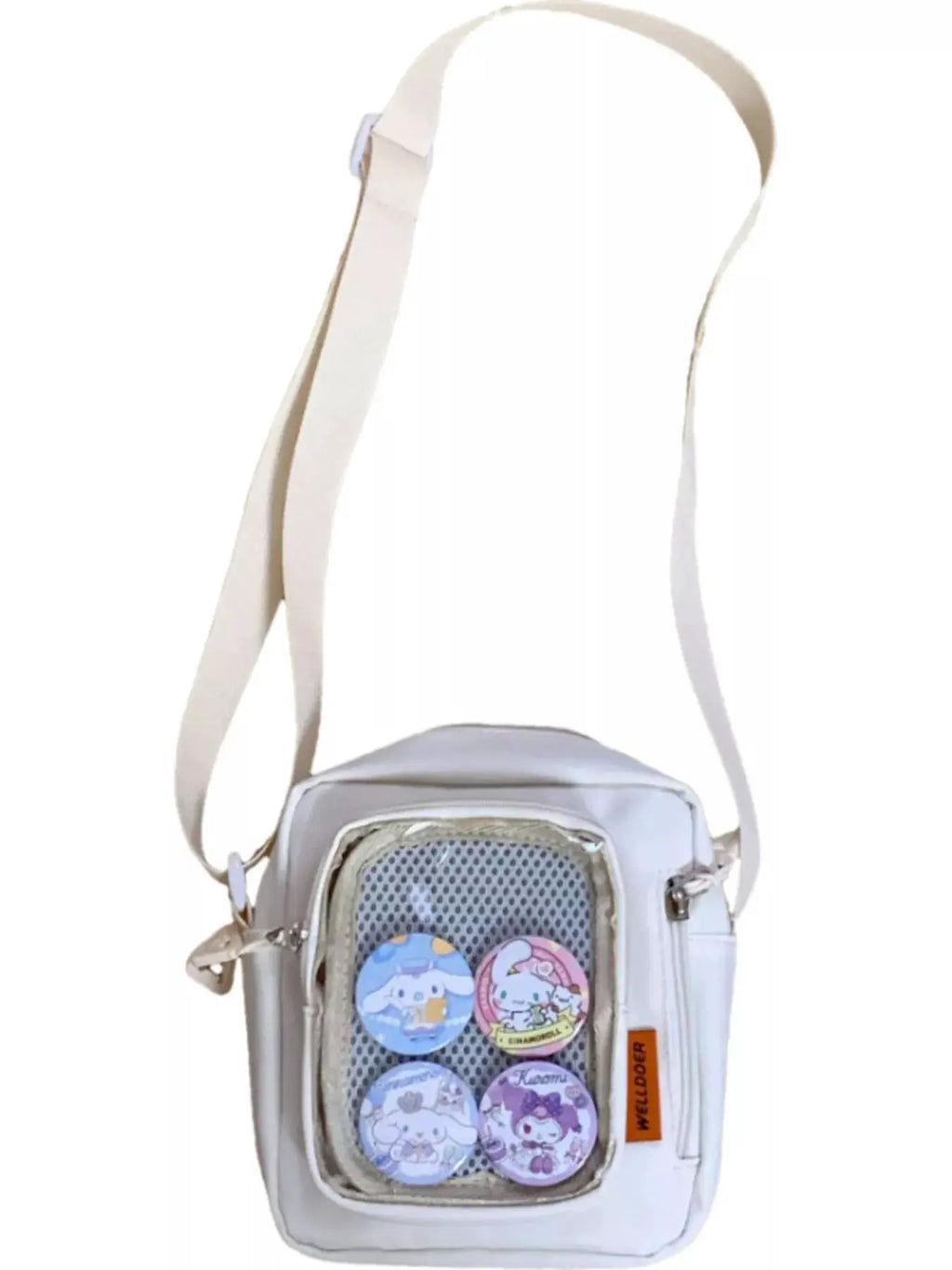 Badge Display Crossbody Bag by Trendsi