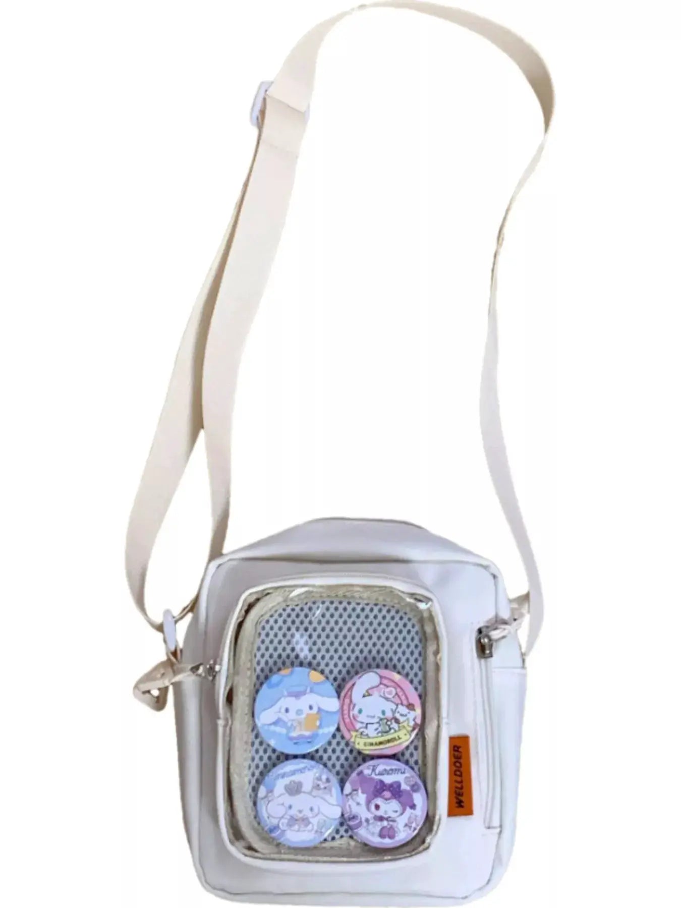 Badge Display Crossbody Bag by Trendsi
