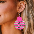 Xylem Leopard Dangle Earrings by Trendsi