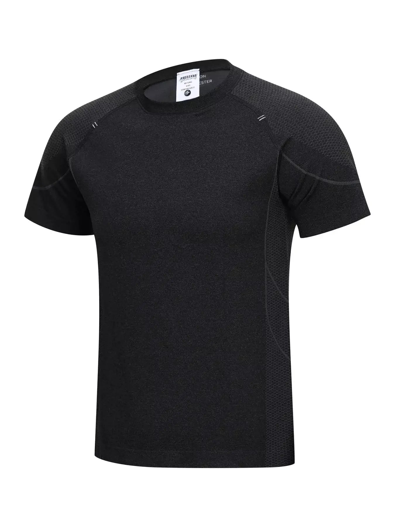 Men's Round Neck Short Sleeve T-Shirt by Trendsi