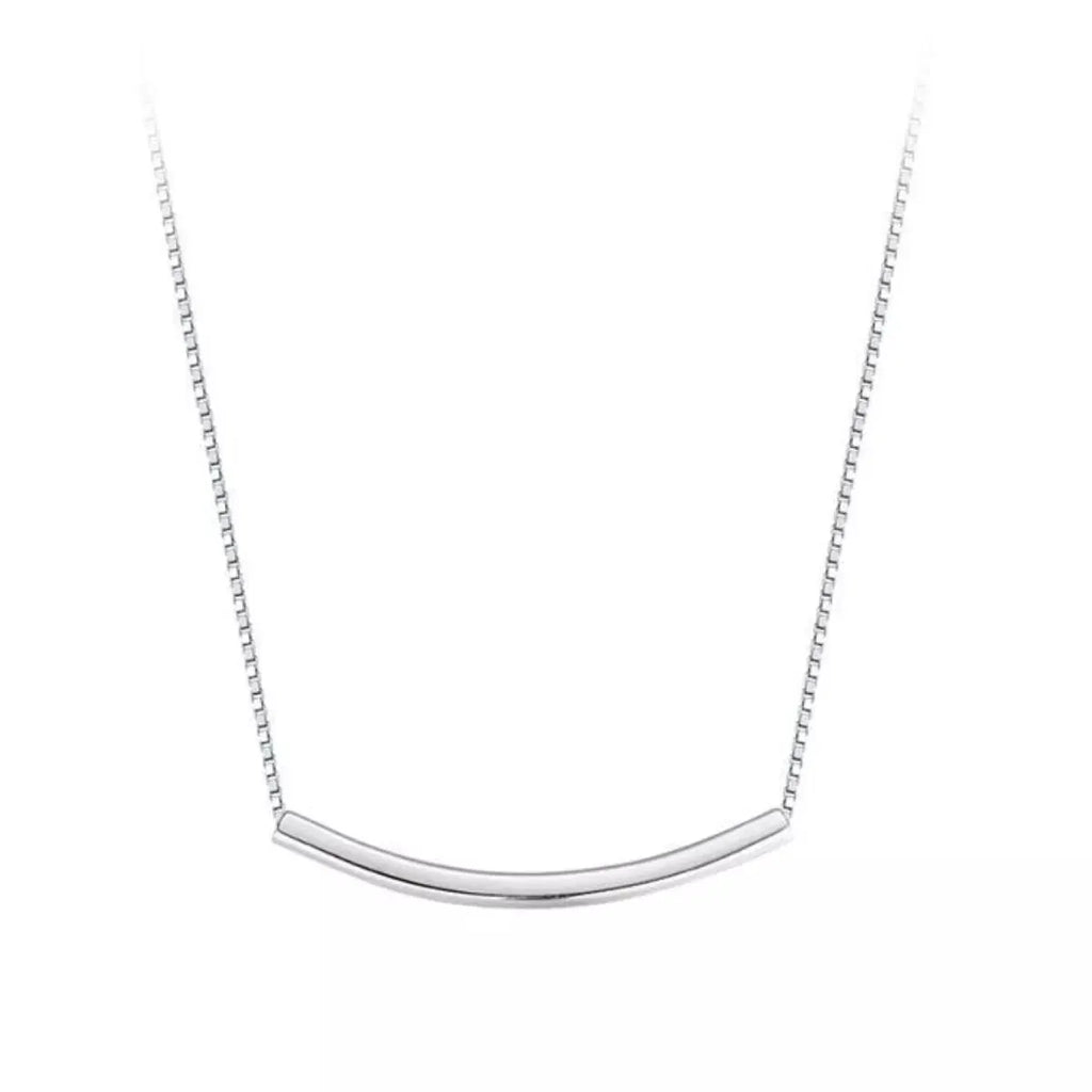 925 Sterling Silver Chain Necklace by Trendsi