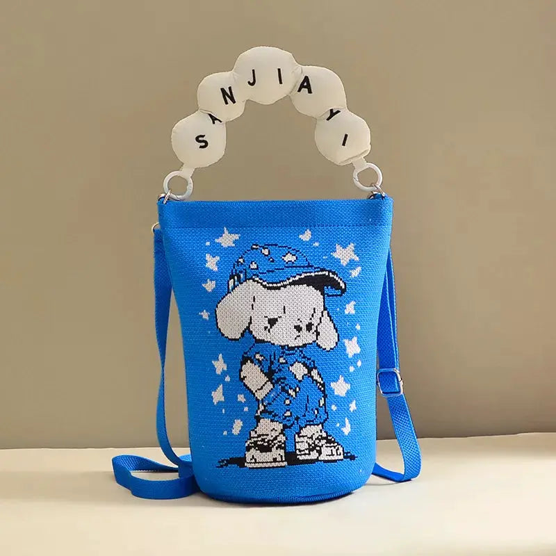 Cartoon Bucket Crossbody Bag by Trendsi
