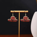 Cowboy Hat & Bottle Dangle Earrings by Trendsi