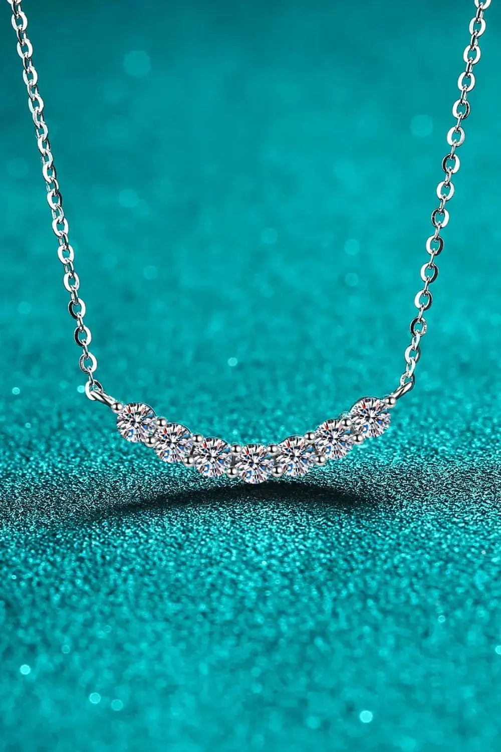 1.4 Carat Moissanite 925 Sterling Silver Necklace by Trendsi