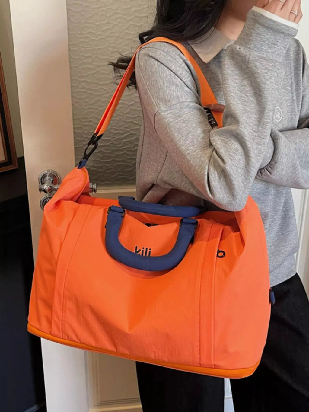 Oxford Cloth Travel Bag by Trendsi