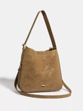 Casual Faux Leather Shoulder Bag by Trendsi