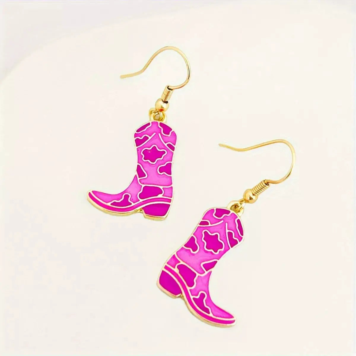 Cowgirl Boot Dangle Earrings by Trendsi