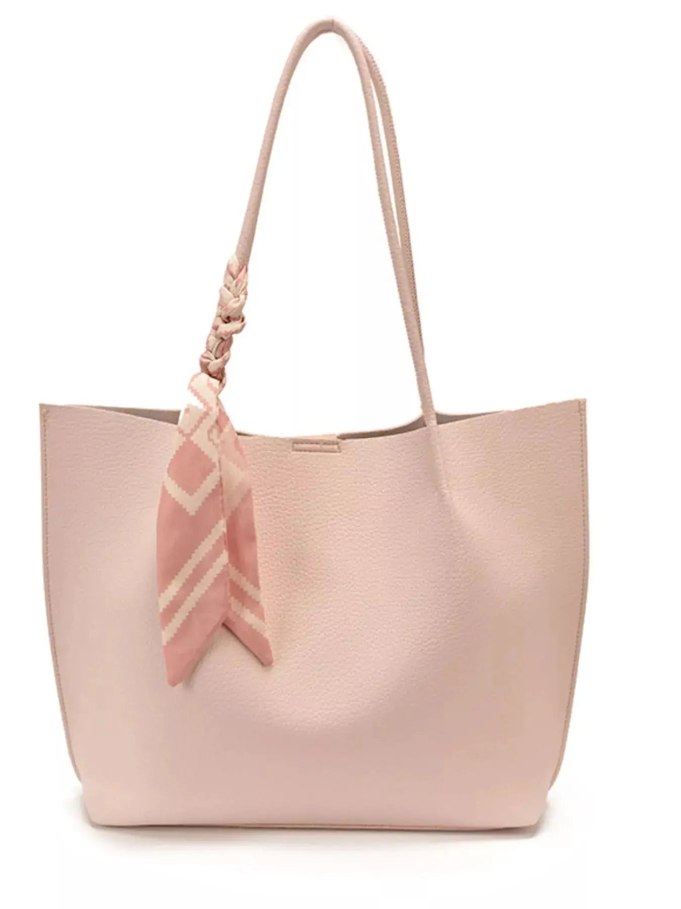PU Leather Tote Shoulder Bag by Trendsi