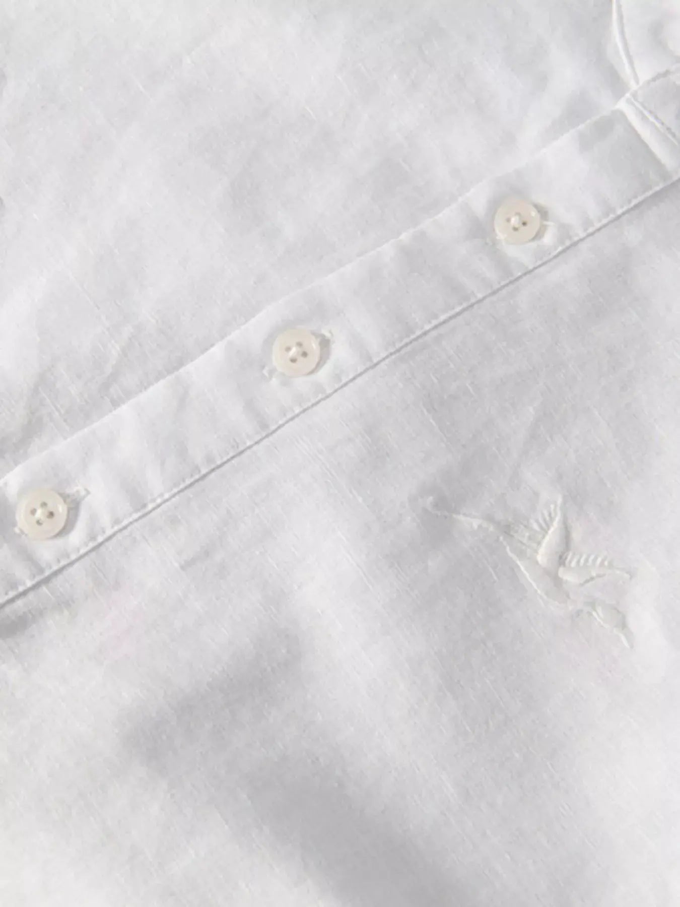 Men's Plus Size Button Detail Short Sleeve Blouse by Trendsi