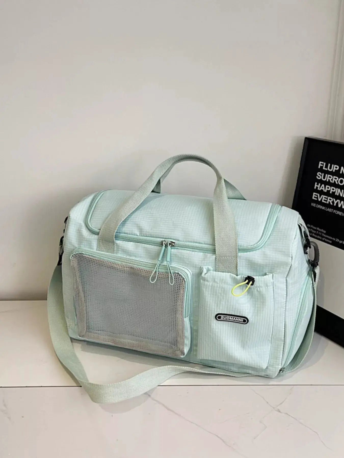 Drawstring Multi Pockets Travel Bag by Trendsi
