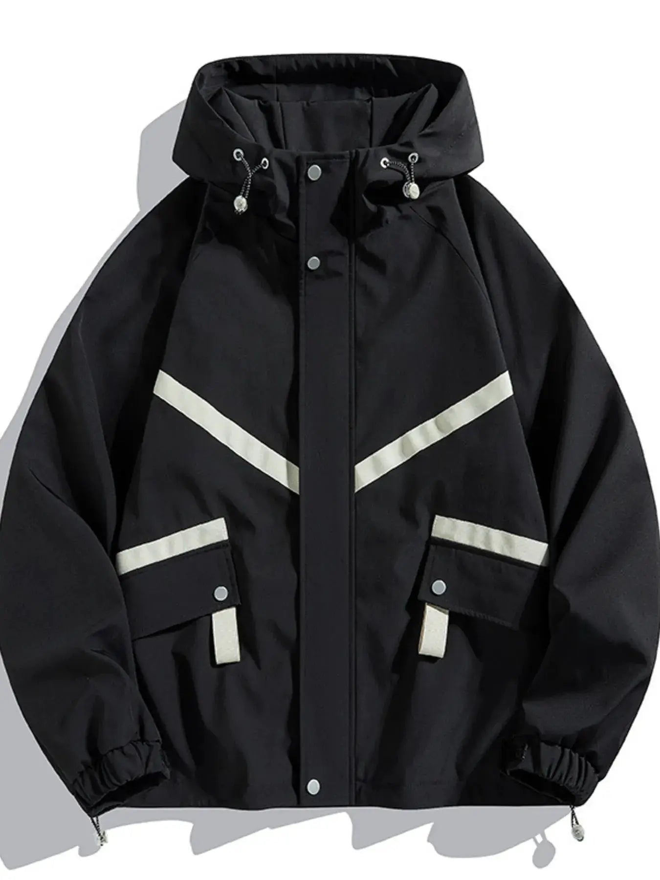 Men's Full Size Casual Hooded Zip-Up Outerwear Plus Size by Trendsi