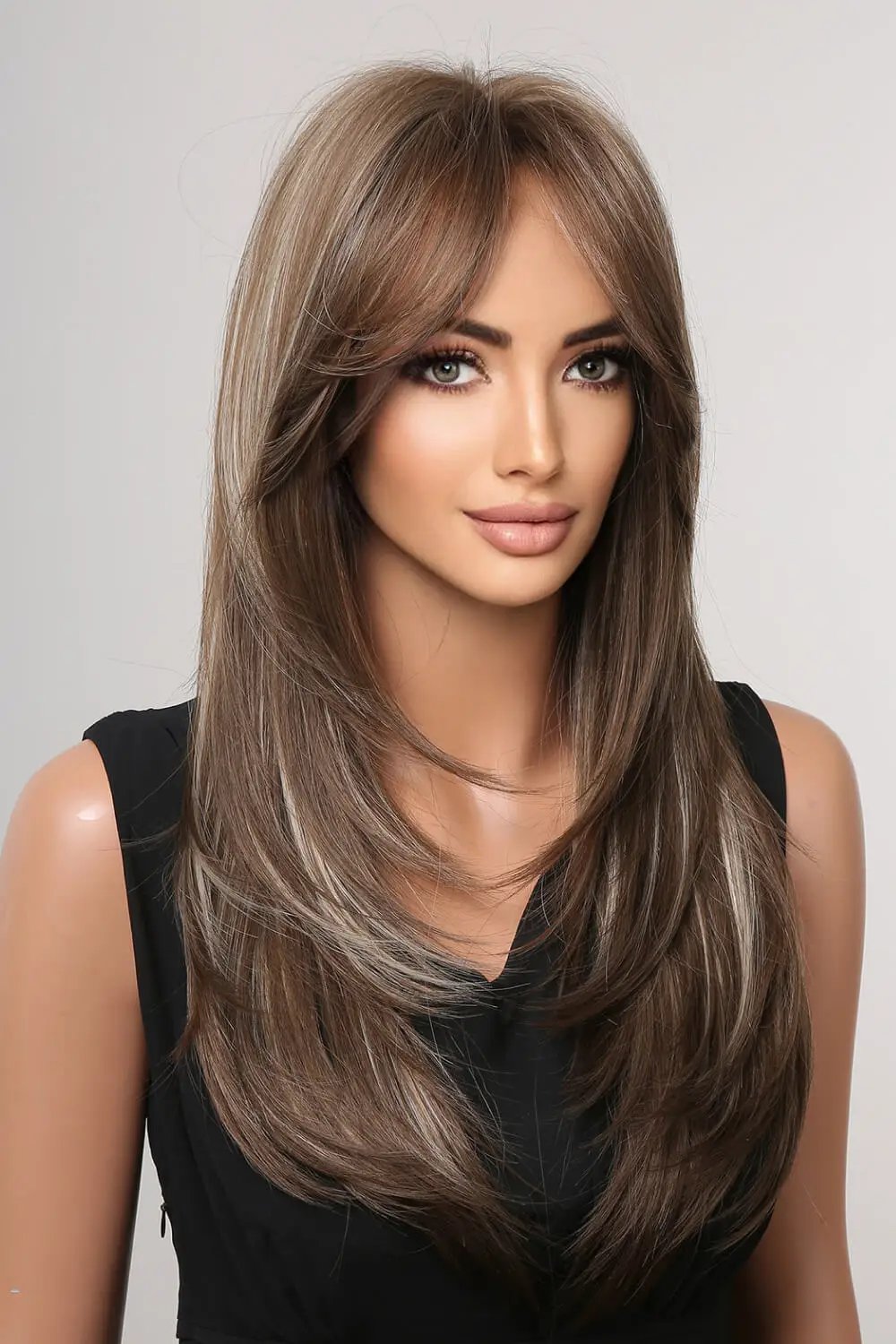 13*1" Full-Machine Wigs Synthetic Long Straight 22" by Trendsi