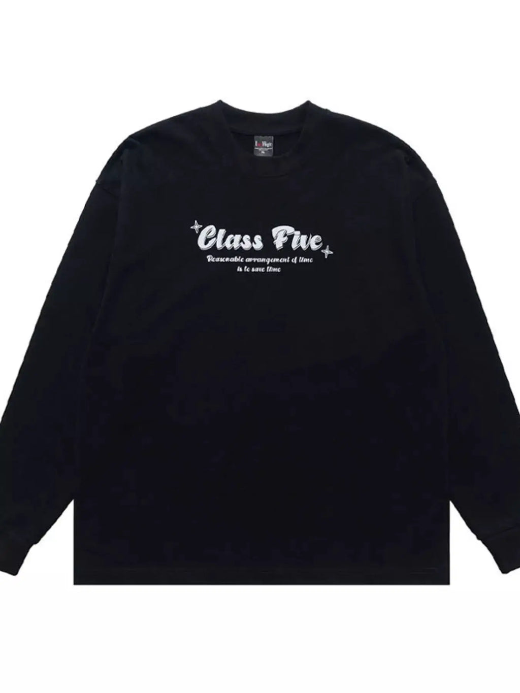 Men's Class Five Graphic Long Sleeve T-Shirt by Trendsi