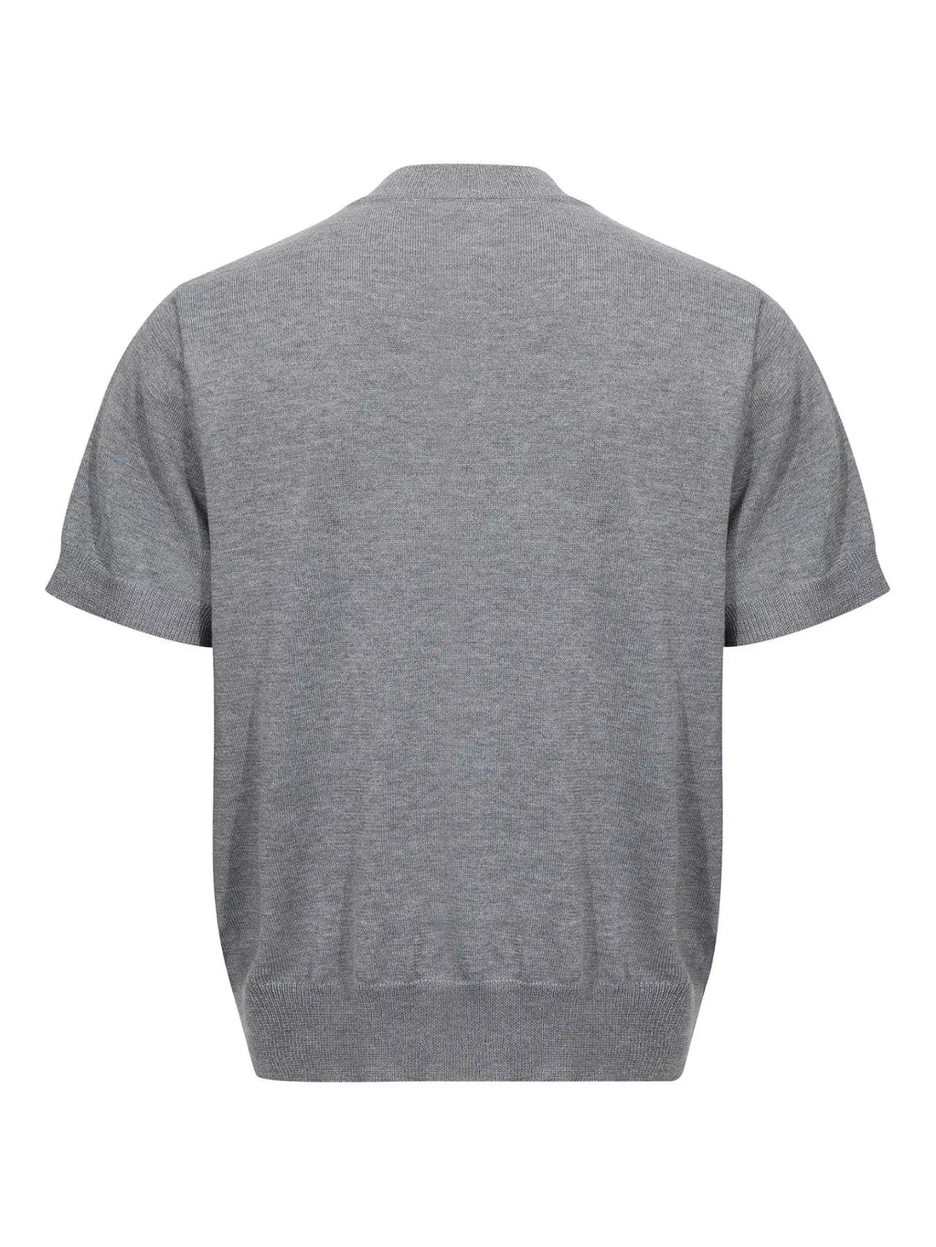 Men's Short Sleeve Knit Top by Trendsi