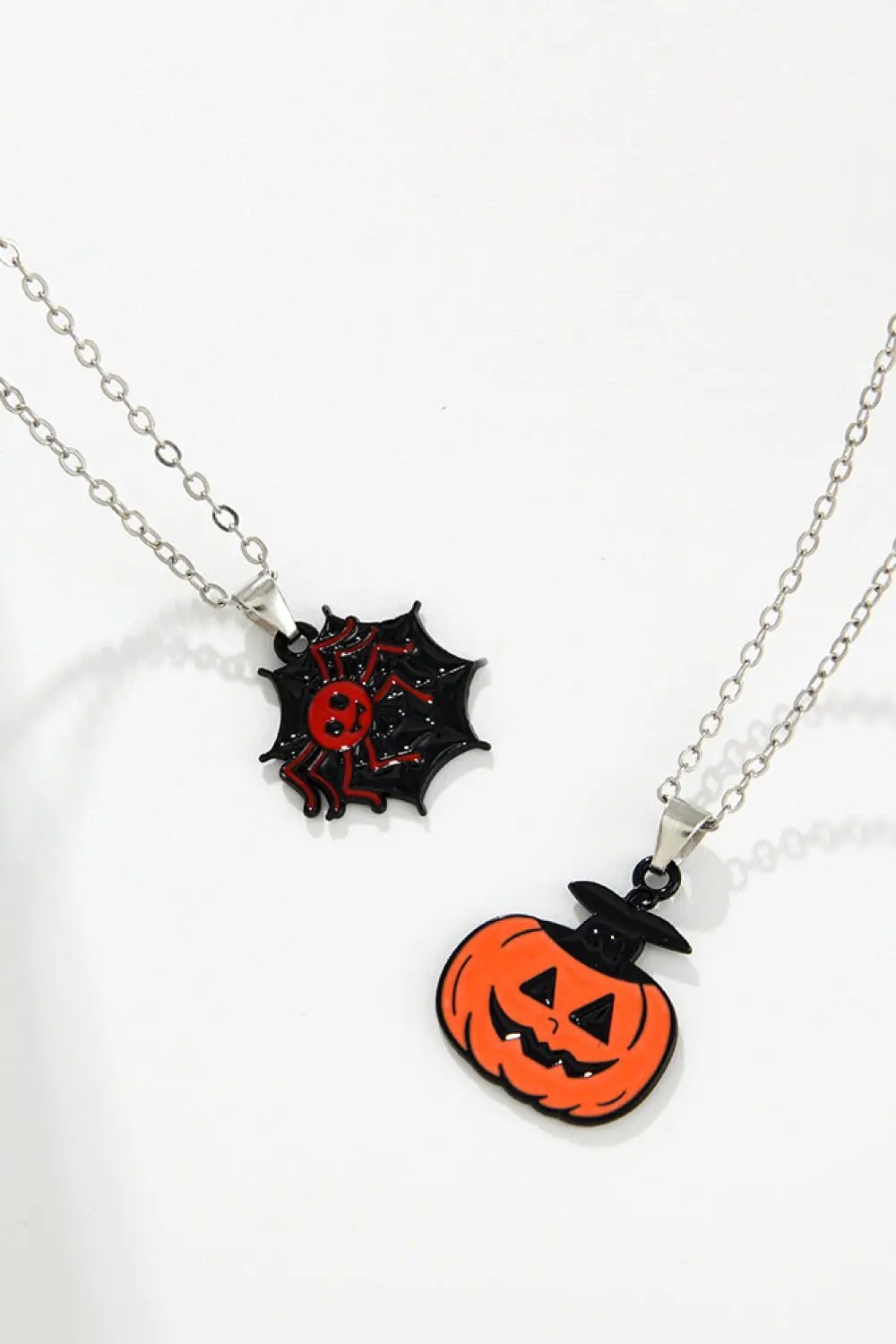 Two-Piece Halloween Theme Necklace Set by Trendsi