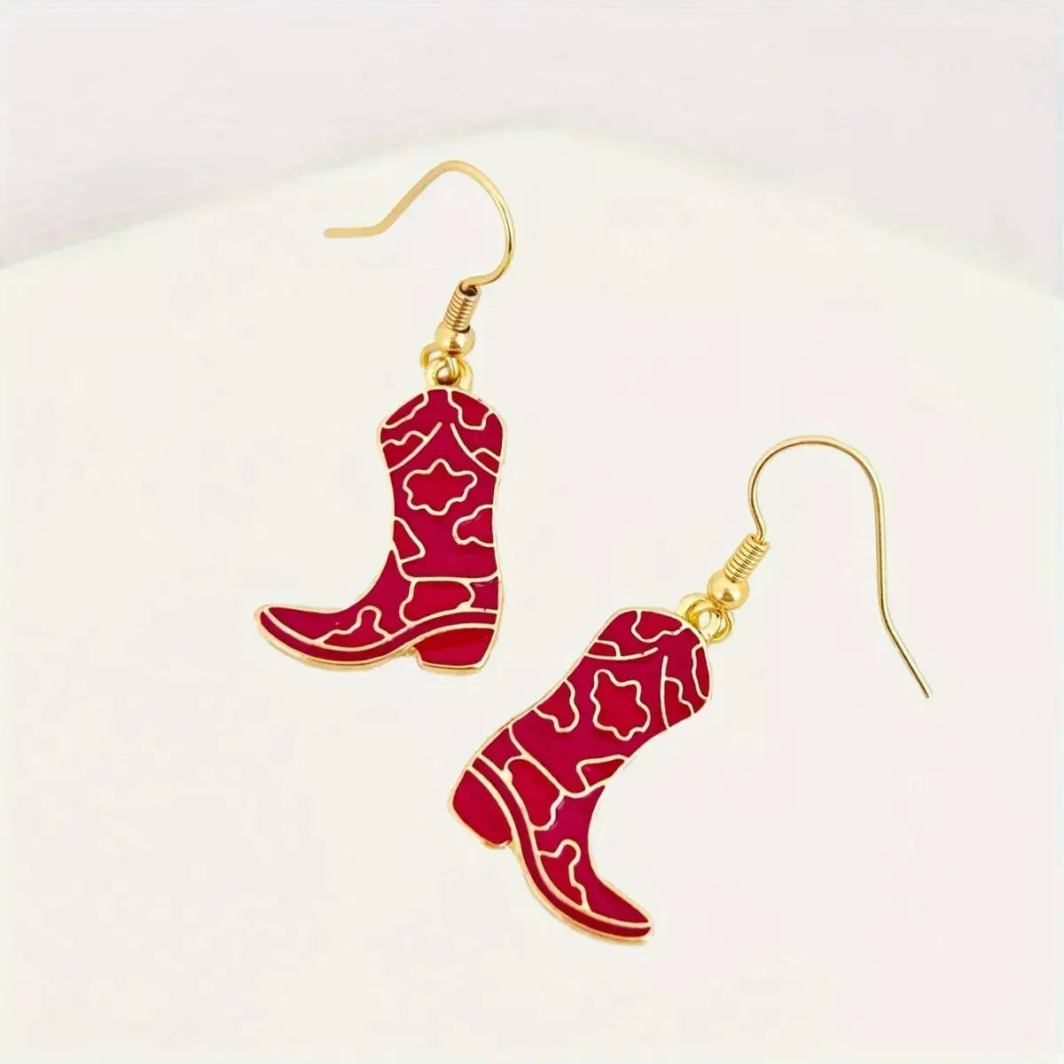 Cowgirl Boot Dangle Earrings by Trendsi