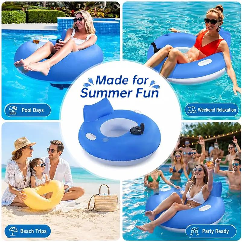 PowerFloat – Electric Propeller Inflatable Lounge Chair, Hands-Free Pool & Lake Cruiser by eprolo