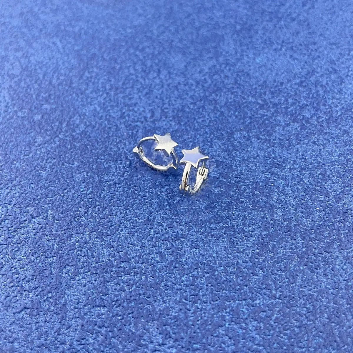 925 Sterling Silver Star Earrings by Trendsi